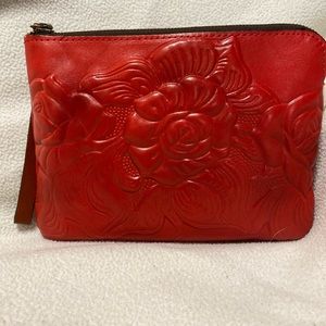 Patricia Nash red clutch
